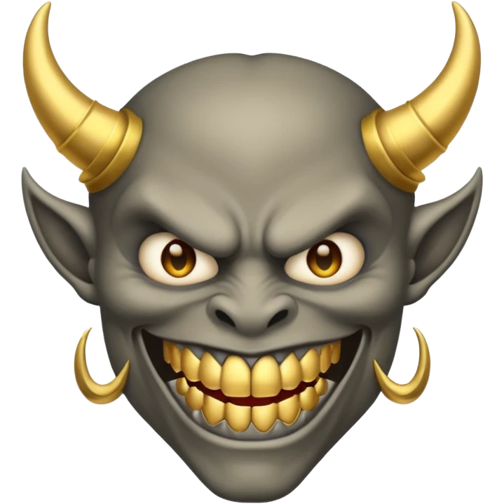 Demon with grillz emoji