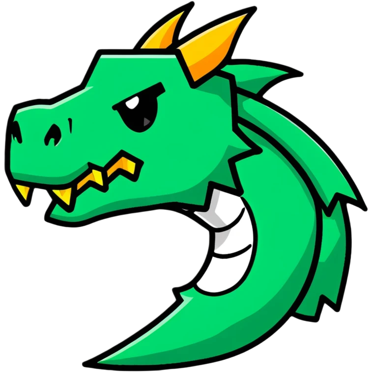 Minecraft dragon head emoji