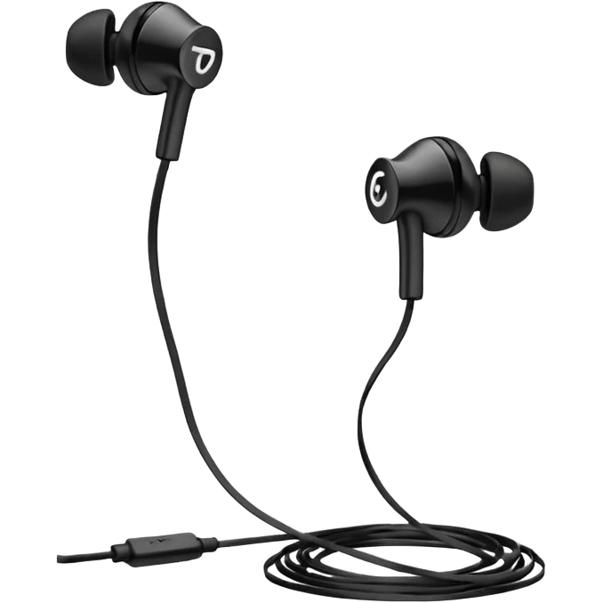 old wired earphones emoji