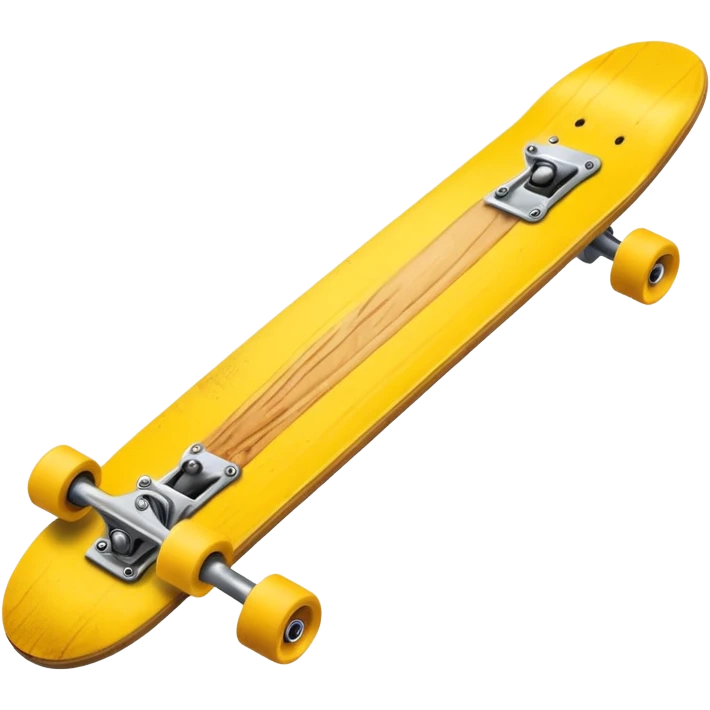 Skate board, yellow emoji