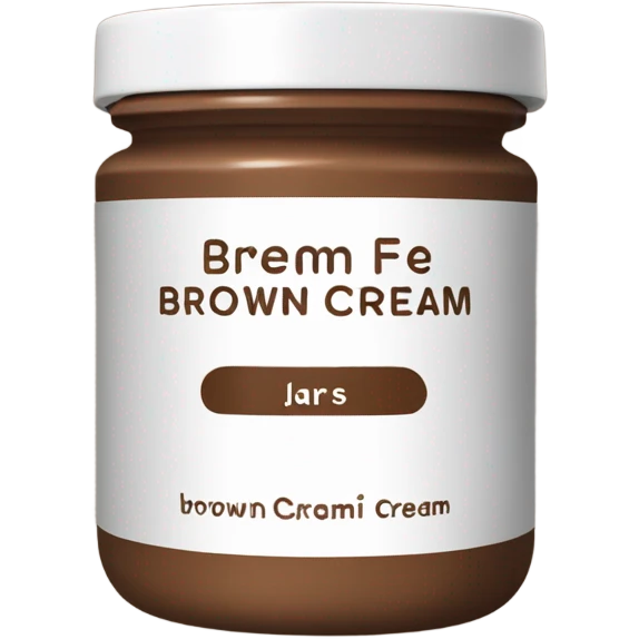bromn face cream product emoji