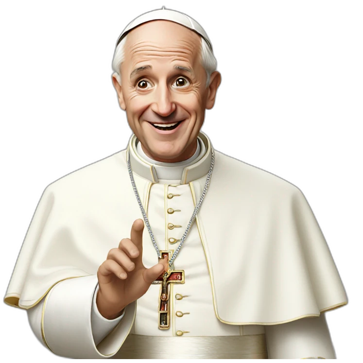 Pope saying yes emoji