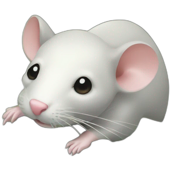 rat swimming in money emoji