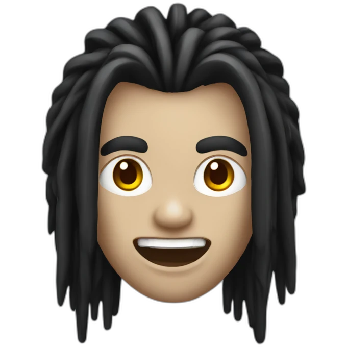 vampire with dreadlocks emoji