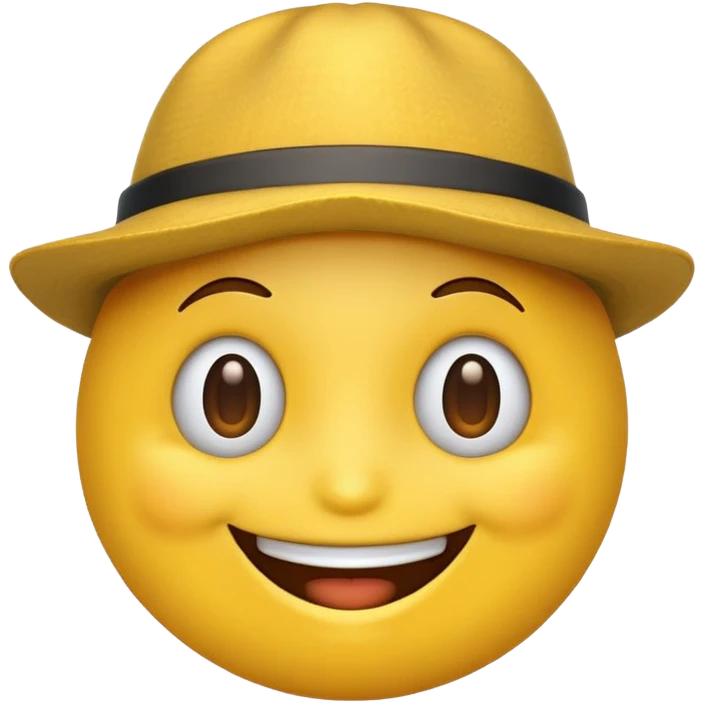 Şapkalı emoji emoji