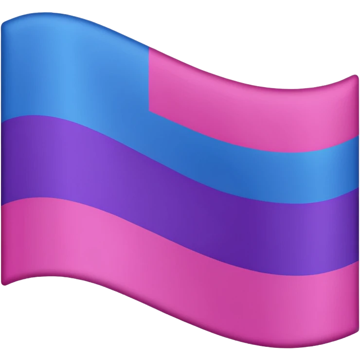 A bisexual flag emoji
