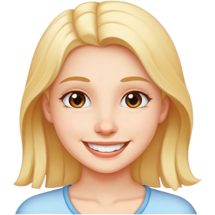 smiling girl  emoji
