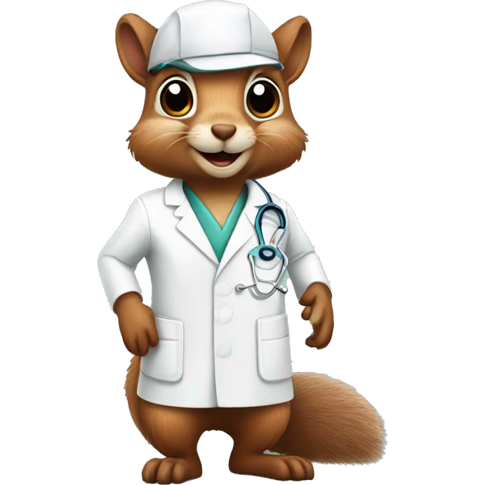 squirrel surgeon emoji