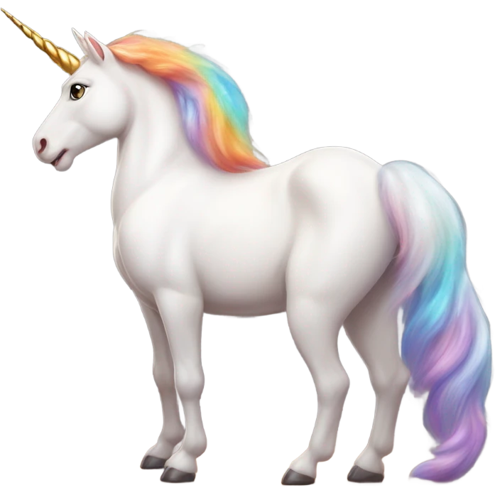 Unicorn riding a cat emoji