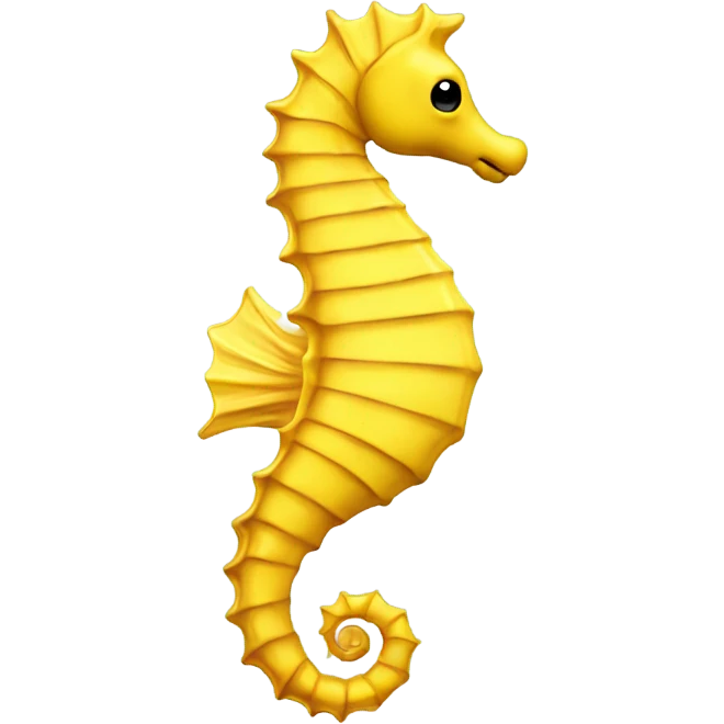 ￼ Yellow SeaHorse  emoji