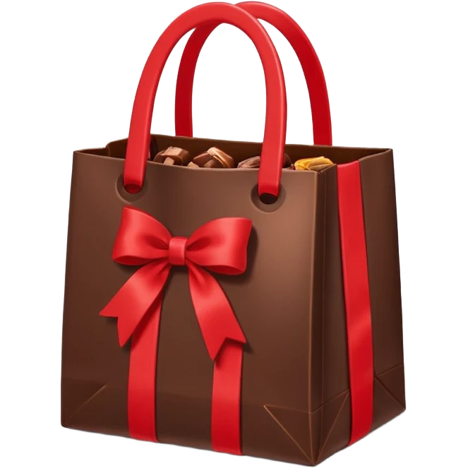 dunkin box of chocolates shaped like tote emoji