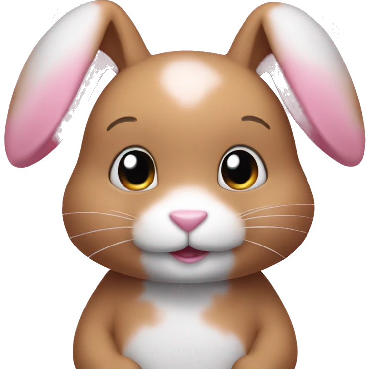 Pink rabbit emoji