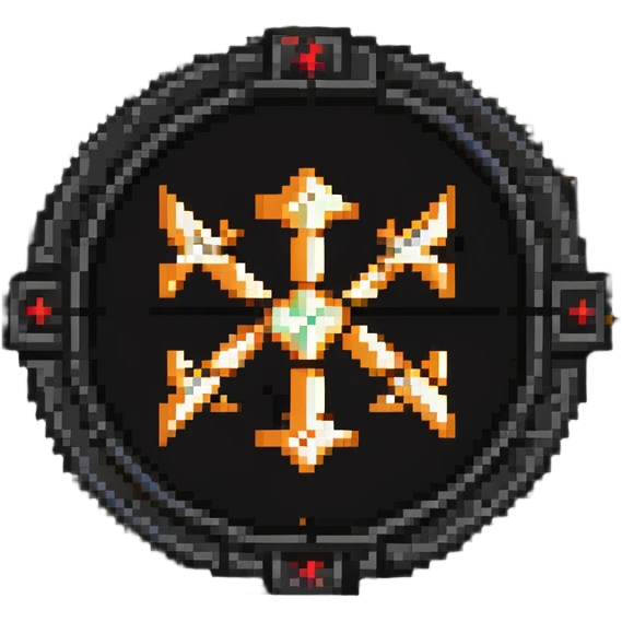 Special access token with ancient magical runes and glowing core emoji