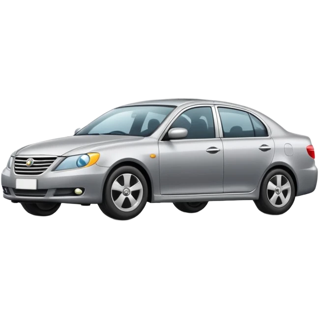 Grey sedan car emoji