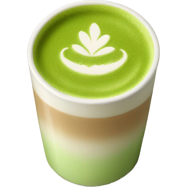 Matcha latte emoji