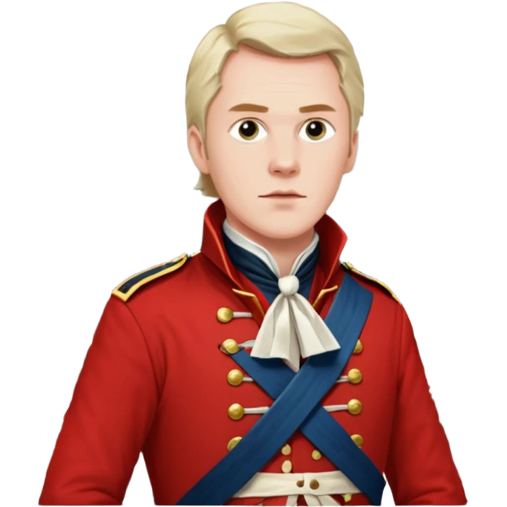Loyalist Patrick Ferguson at the Revolutionary war Battle of Kings Mountain, with Wolves around him. emoji