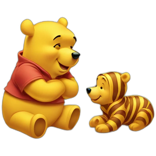 winnie the pooh and honey emoji