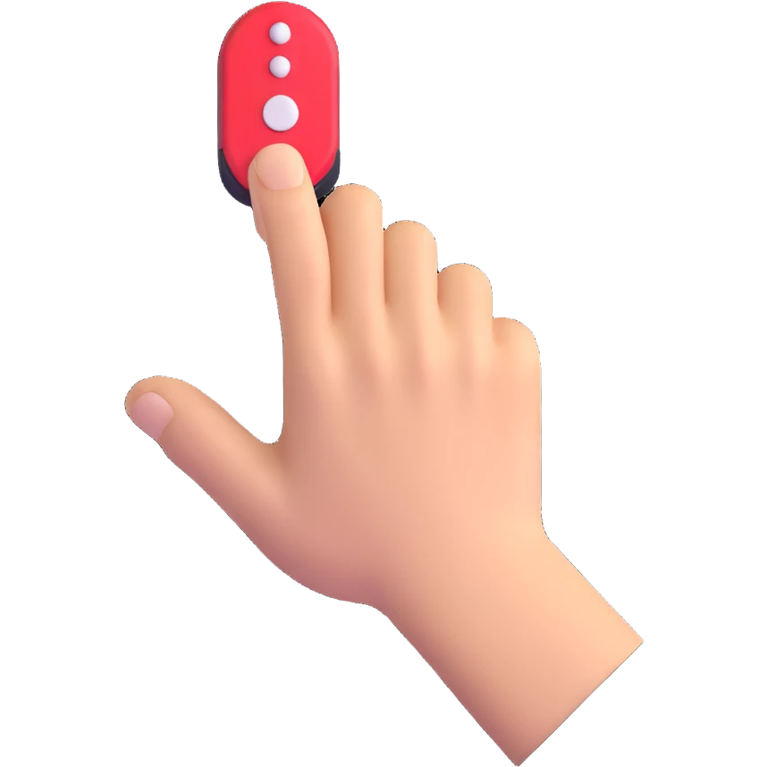 Roblox clicker button with hand cursor emoji