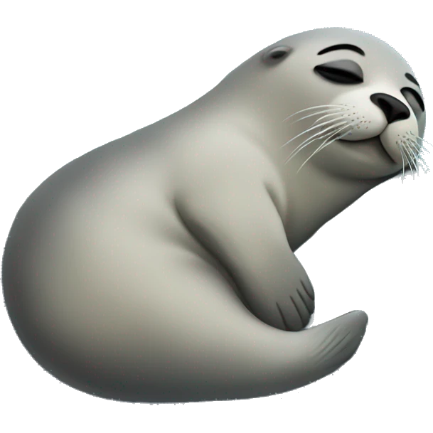 Seal dreaming emoji