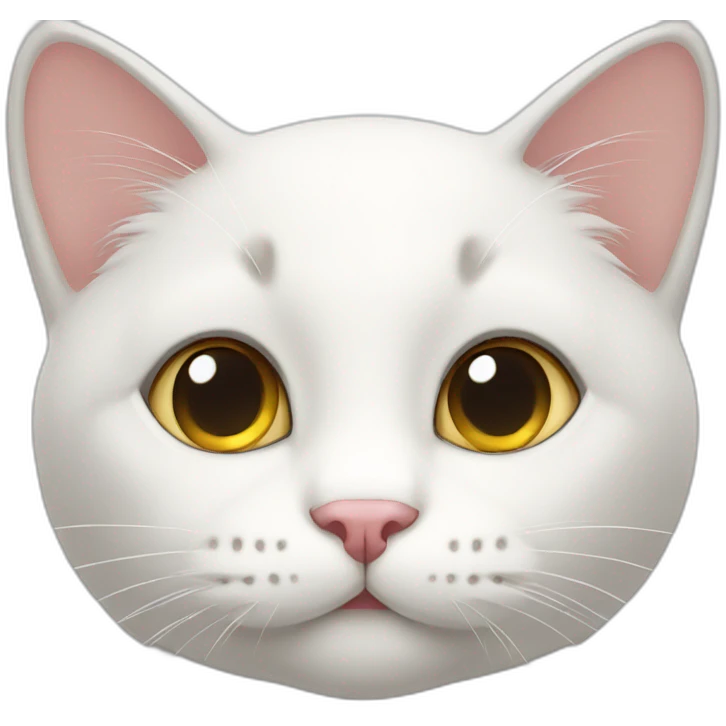 white kitty emoji