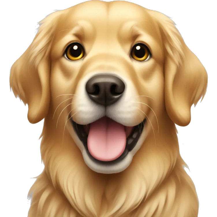 golden retriever  emoji