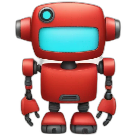 cute red robot emoji