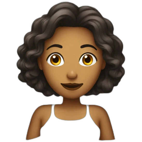 femme sur un lit emoji