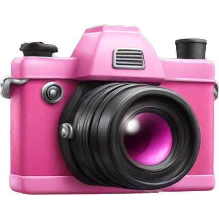 pink film camera emoji