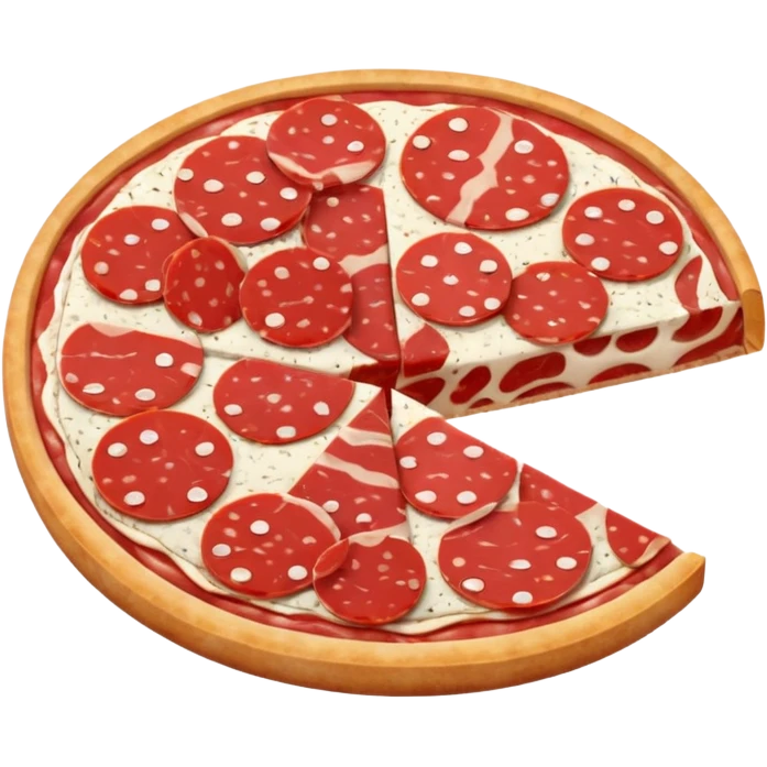 Salame slice emoji