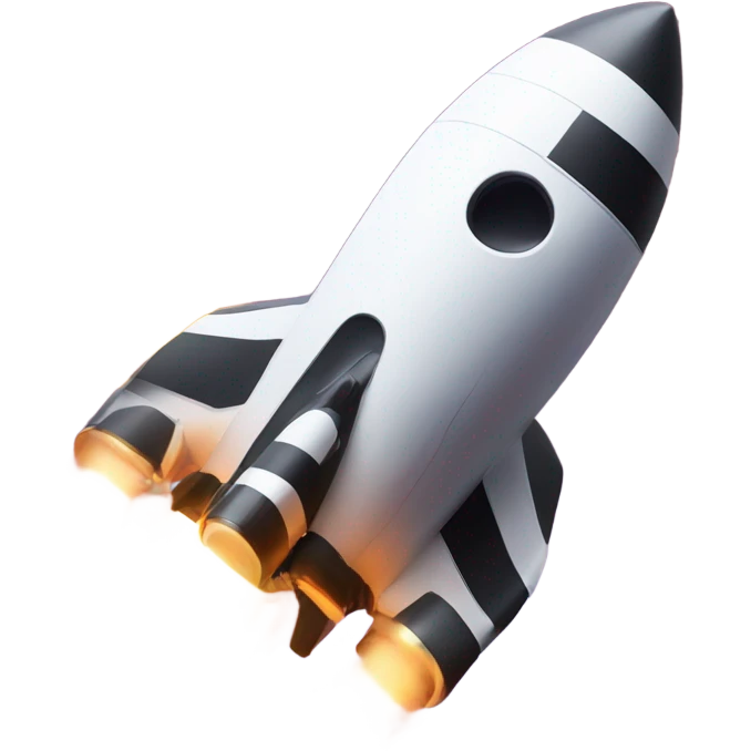XRP on rocket  emoji