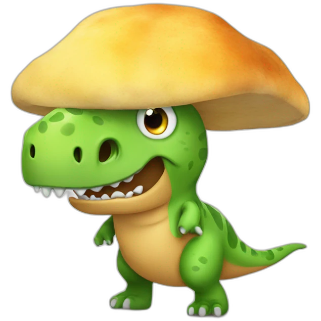 patate avec un dino emoji