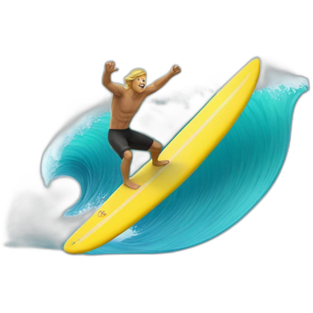 big wave surfer emoji