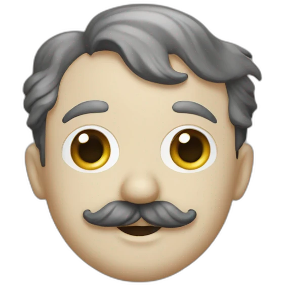 Charlie Chaplin Moustache emoji