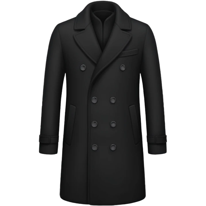 black coat emoji