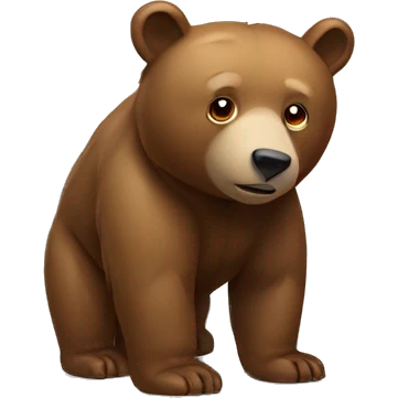 bear on all fours emoji