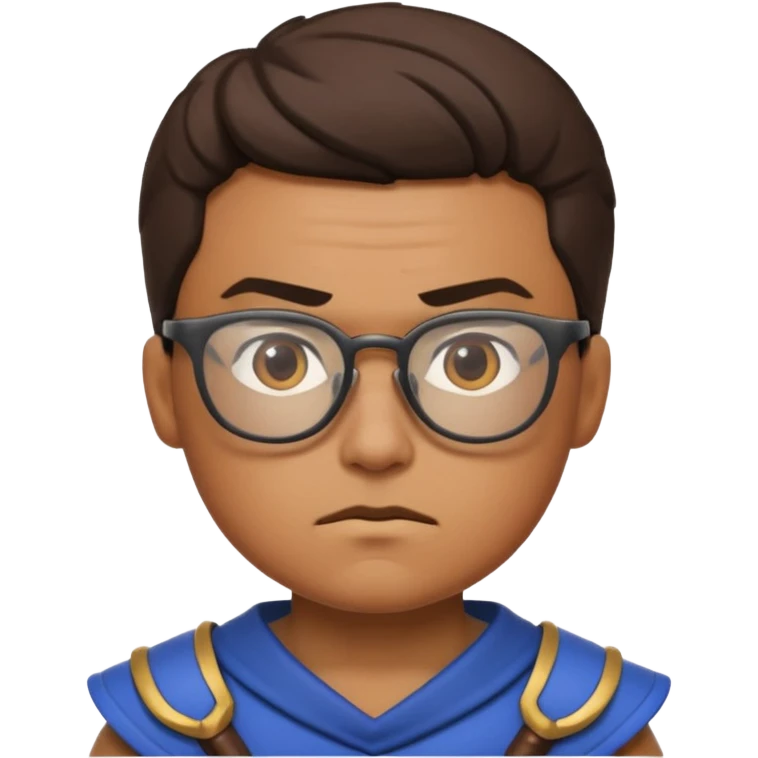 Glasses-Wearing Warrior emoji