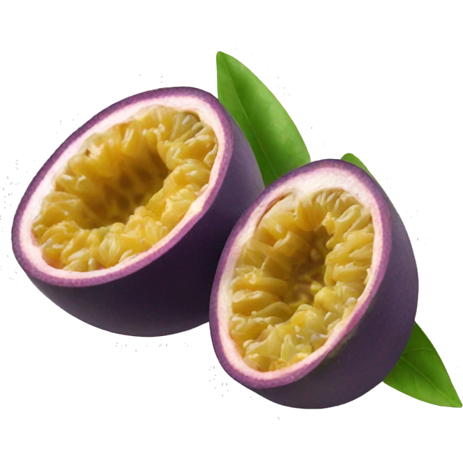a passionfruit emoji