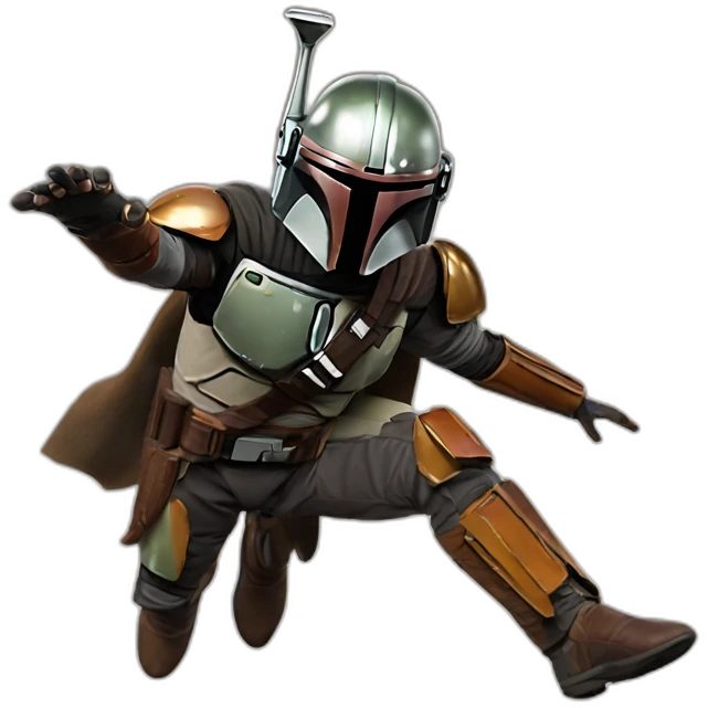 mandalorian flying emoji