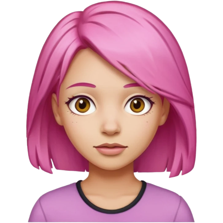 Mulher de cebolo rosa emoji