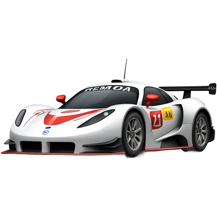 v8 racing supercar side view emoji