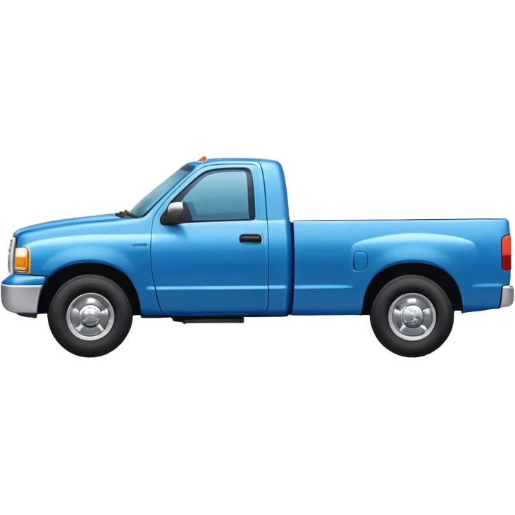 SINGLE Blue PICKUP TRUCK SIDE VIEW "EllisDon"  emoji