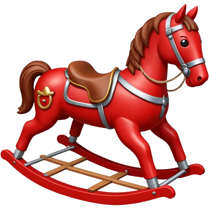 red Rocking Horse emoji