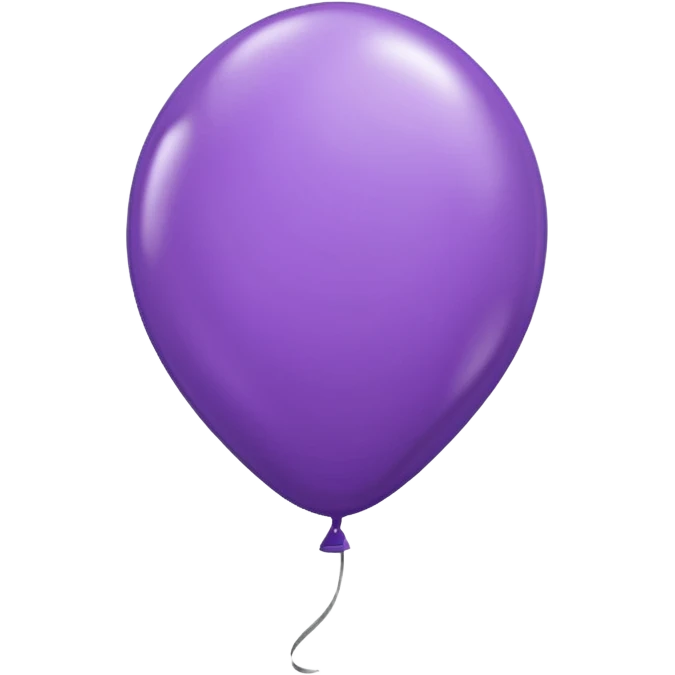 Purple balloon emoji