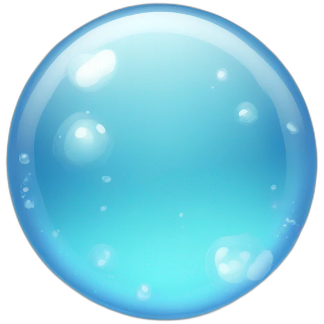 Water bubble emoji