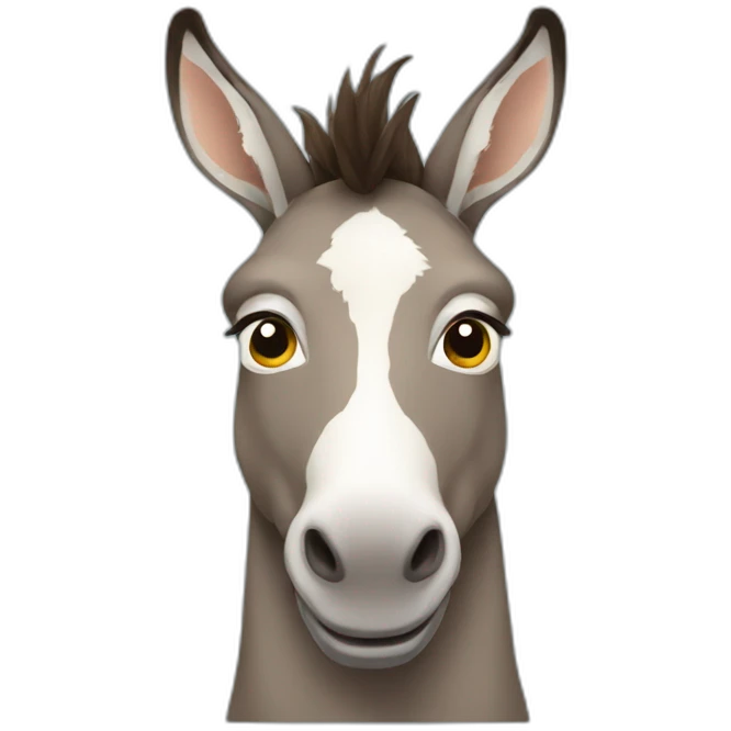 Burro imprecionado  emoji