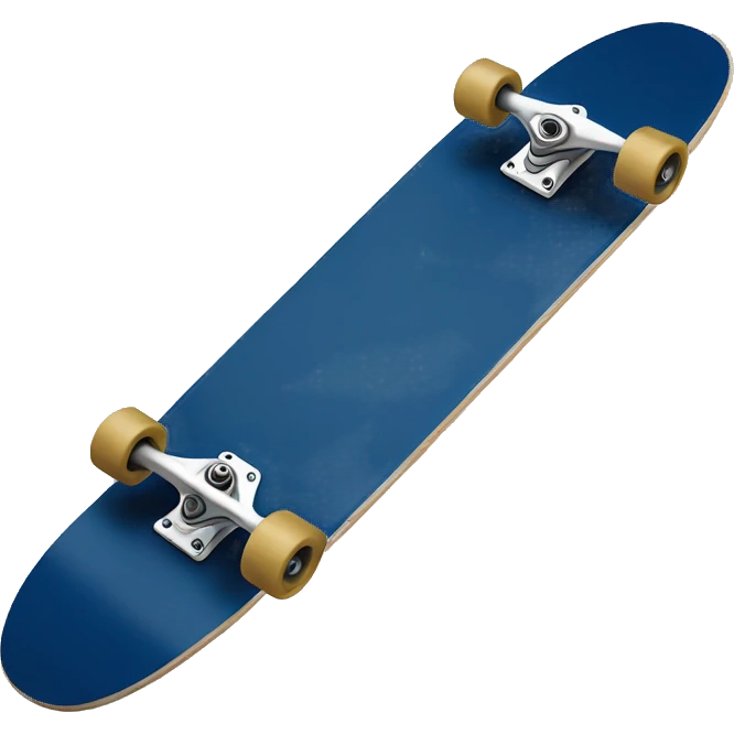 skateboard dark blue emoji