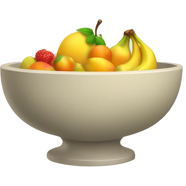 Fruit bowl emoji
