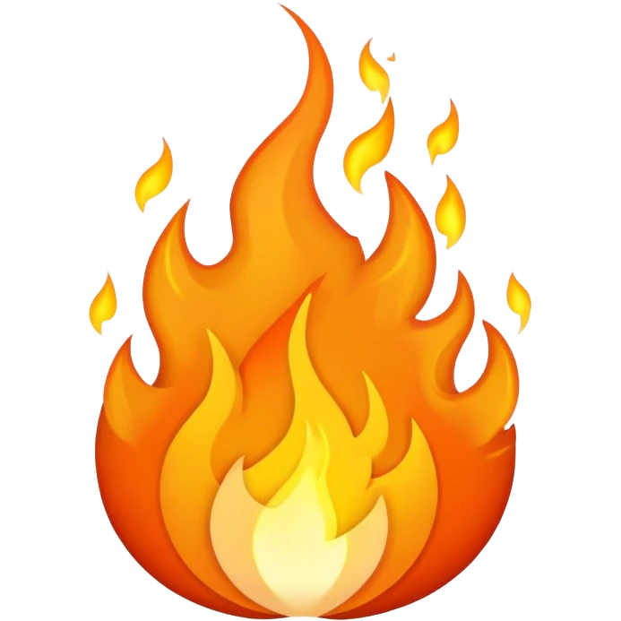 sad fire emoji