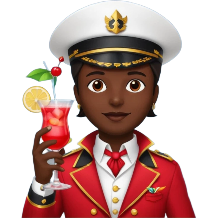 Capitão do bloco de carnaval emoji