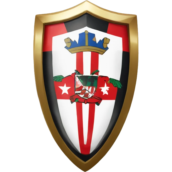 Shield of the Brazilian team São Paulo FC emoji